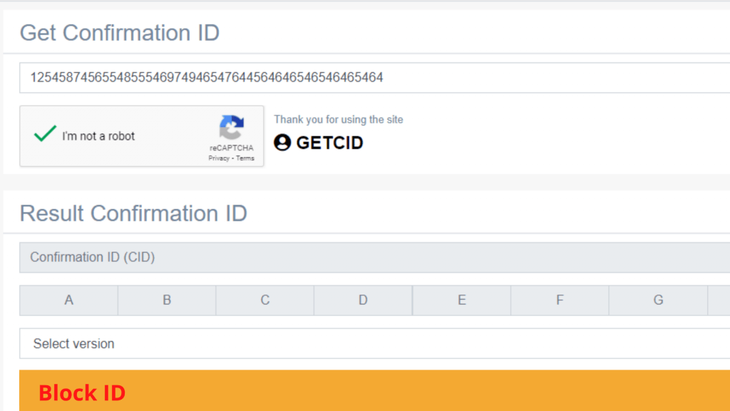 getcid blocked iid