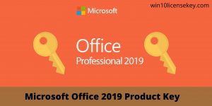 Microsoft Office 2019 Product Key For Free [100% Working]